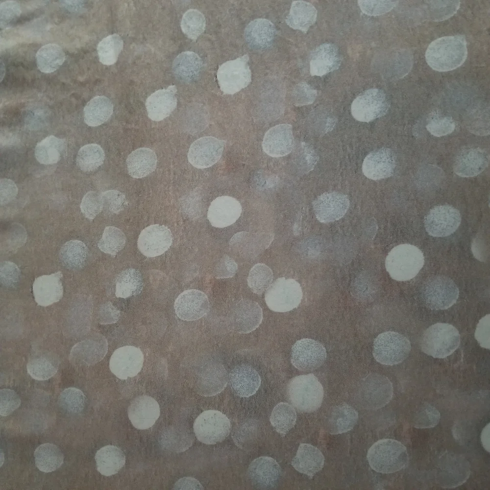West Elm Organic Cotton Queen Duvet Cover Ombre Gray Peach Mushroom Taupe Dotted
